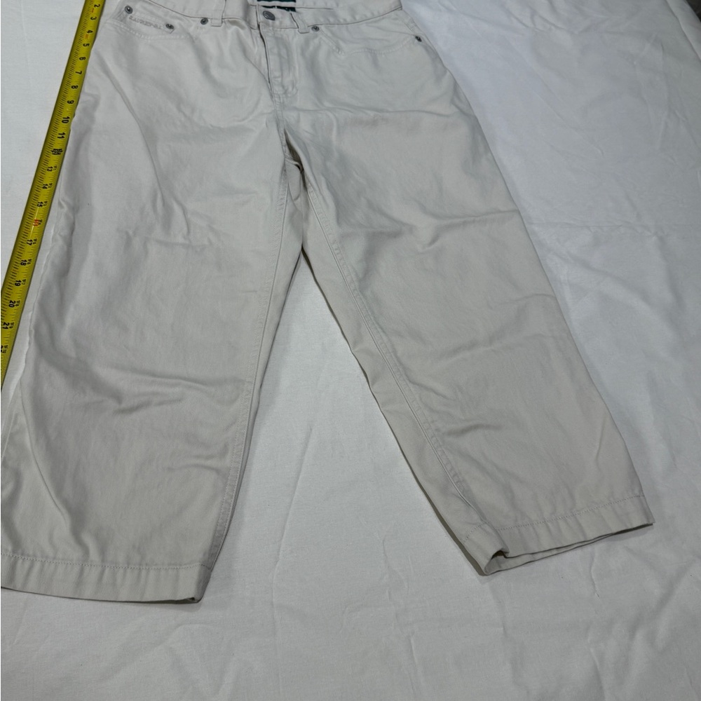 Women’s Lauren Jeans Co. Casual Straight-Leg Pants in Light Beige
